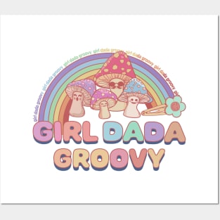 Girl DADA Groovy Posters and Art